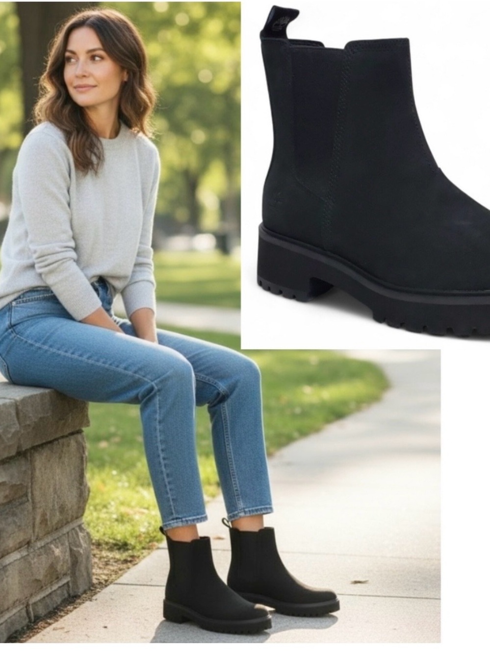 Timberland Chelsea Ankle Boots Deep Navy - Women's Classic Pull-On Style